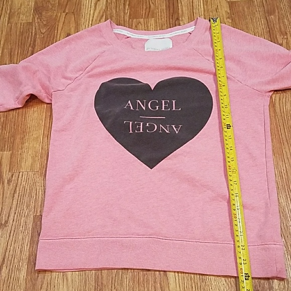 Faded Victoria Secret Angel Crew Neck Sweatshirt - Picture 7 of 8